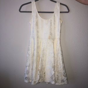 White lace dress
